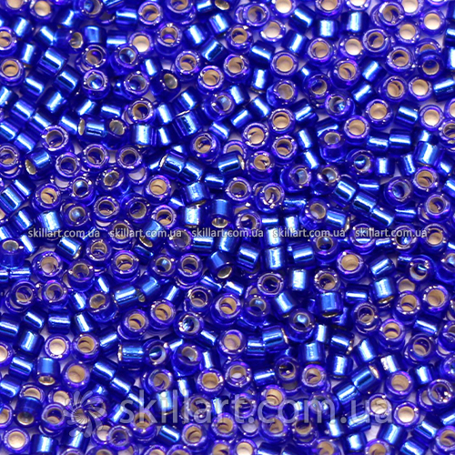 Бисер DB-47 Miyuki Delica Beads 11/0 (блестящий, сине-фиолетовый)